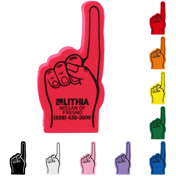 Number 1 Hand EVA Stand, 3" x 1.5"... from ASI 54886 Foamworx / FoamWorx