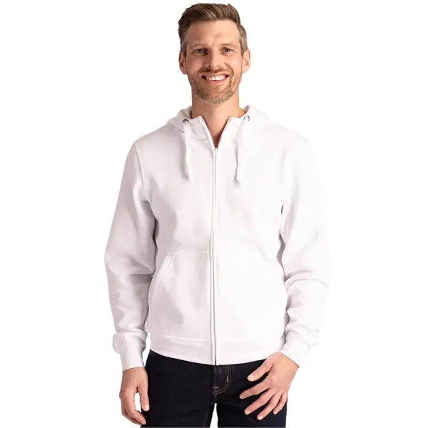 Unisex sweatshirt with a hood, full-zip, anti-pill finish, drawstring, metal grommets,... from ASI 47965 Cutter & Buck