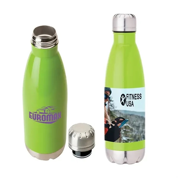 2.88" x 10.38" x 2.88" water bottle; 17 oz. capacity and... from ASI 67866 Logomark/Valumark
