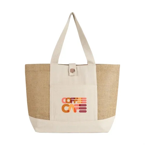 Emma Jute and Cotton Shopper Tote... from ASI 67866 Logomark/Valumark