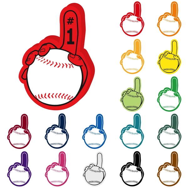 Baseball Foam Hand Cheering Mitt... from ASI 54886 Foamworx / FoamWorx