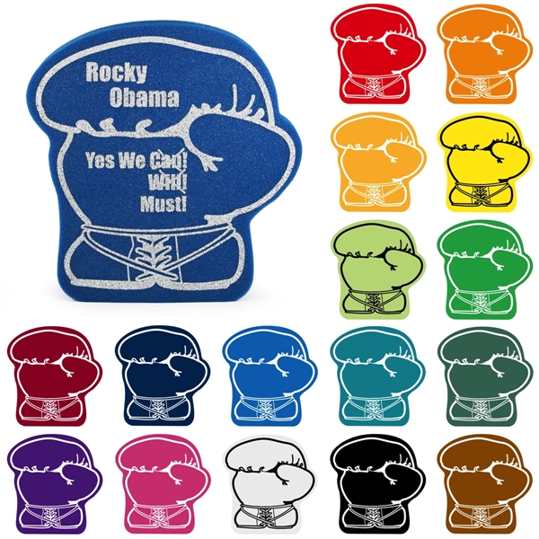 Open cell boxing glove shaped foam cheering novelty.... from ASI 54886 Foamworx / FoamWorx