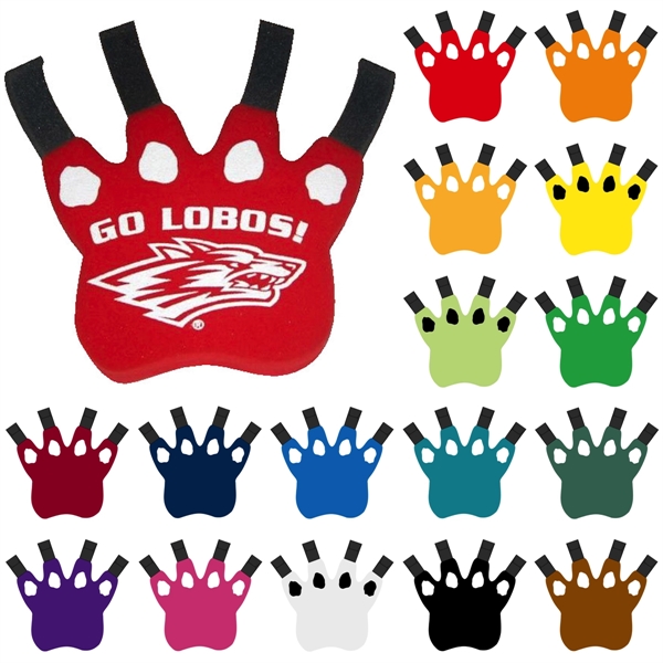 Foam 4 claw paw with a slit for hand use.... from ASI 54886 Foamworx / FoamWorx