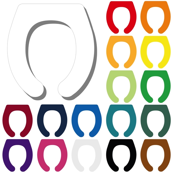 Foam toilet seat, 15" x 14".... from ASI 54886 Foamworx / FoamWorx