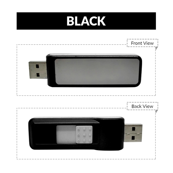 Retractable USB flash drive that lights up your logo when plugged... from ASI 37218 Athena Promo (tm)