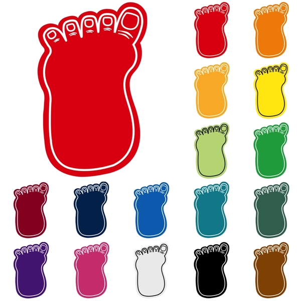 Foam foot mitt, 9" x 14.25" with a slit for hand... from ASI 54886 Foamworx / FoamWorx