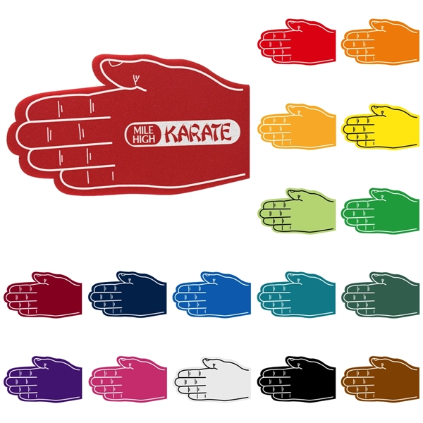 Foam karate chop foam hand, 16" x 9.5" with a slit... from ASI 54886 Foamworx / FoamWorx