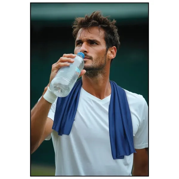 Instant cooling high-tech microfiber cooling towel with full color dye sublimation... from ASI 57655 STOPNGO Line