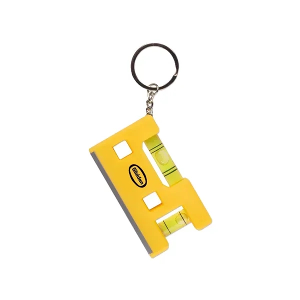 4" plastic level keychain with two bubble levels, magnetic bottom and... from ASI 98360 WOWLine