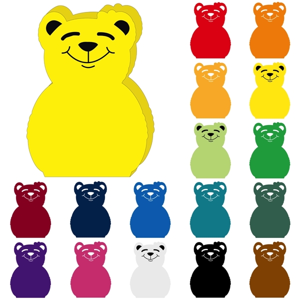 Foam teddy bear waver mitt, 15.75" x 11.5" with a slit... from ASI 54886 Foamworx / FoamWorx