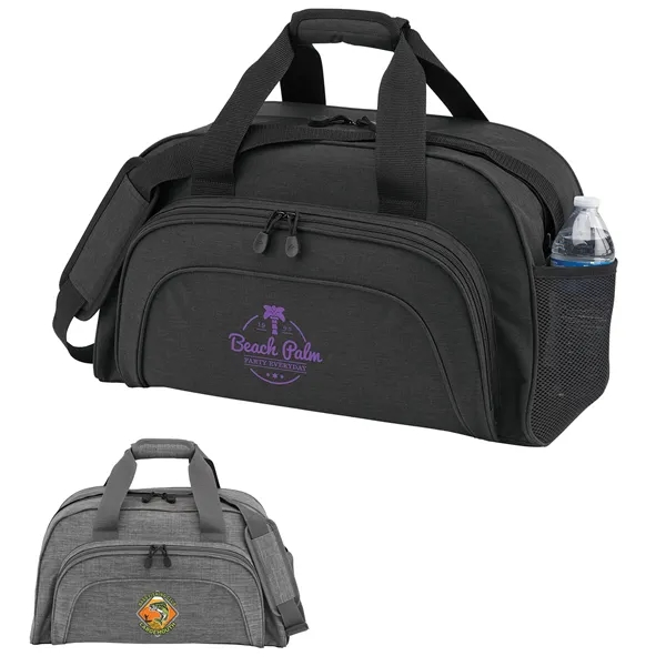 20" Elite clubhouse duffel bag made with upscale 600 denier heather... from ASI 86565 Seville Gear