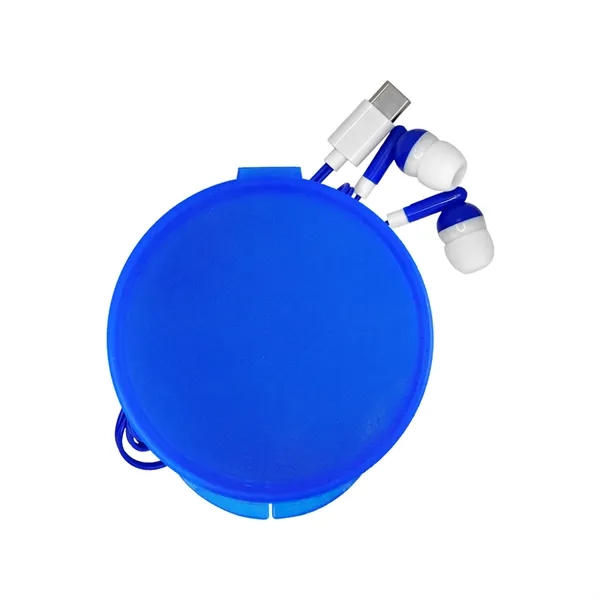 Round Type C Ear Bud Case... from ASI 30208 A P Specialties / AP Specialties