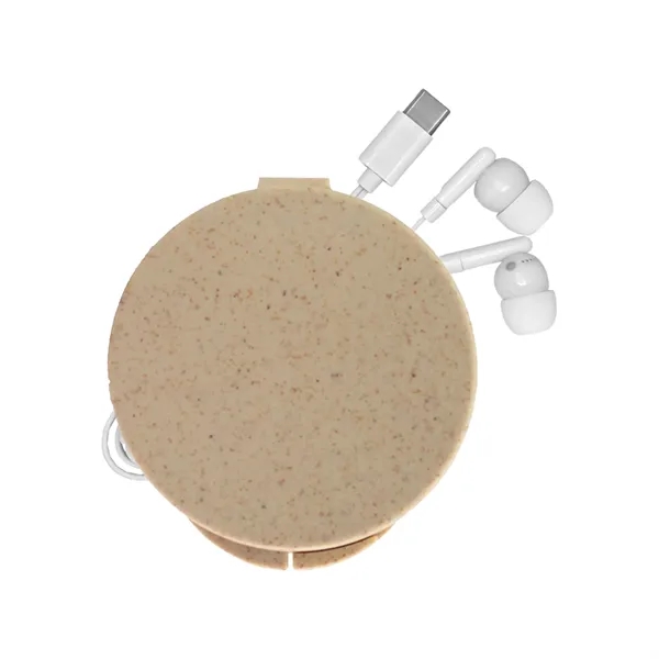 Round Type C Ear Bud Case... from ASI 30208 A P Specialties / AP Specialties