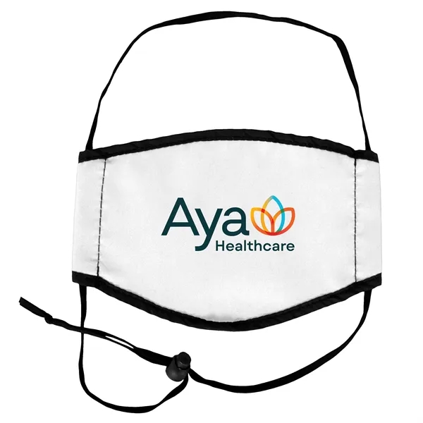 Lined Full Color Face Mask with Head Straps... from ASI 30208 A P Specialties / AP Specialties
