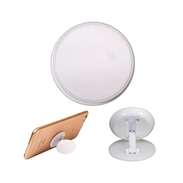 1.6" x .90" polypropylene plastic Pull Topper® cellphone holder, stand and... from ASI 79530 Prime Line