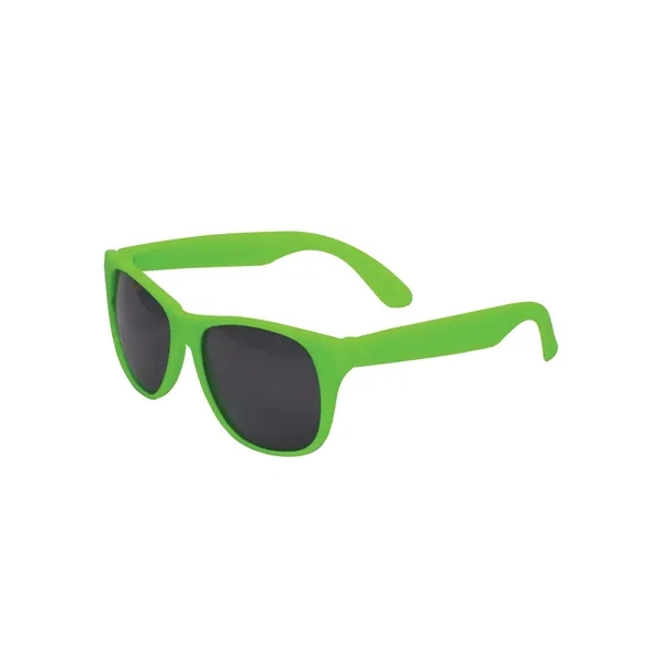 Adult sized matte plastic sunglasses with tinted UV lenses and an... from ASI 79530 Prime Line
