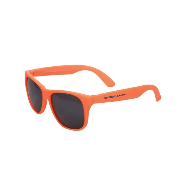 Adult sized matte plastic sunglasses with tinted UV lenses and an... from ASI 79530 Prime Line