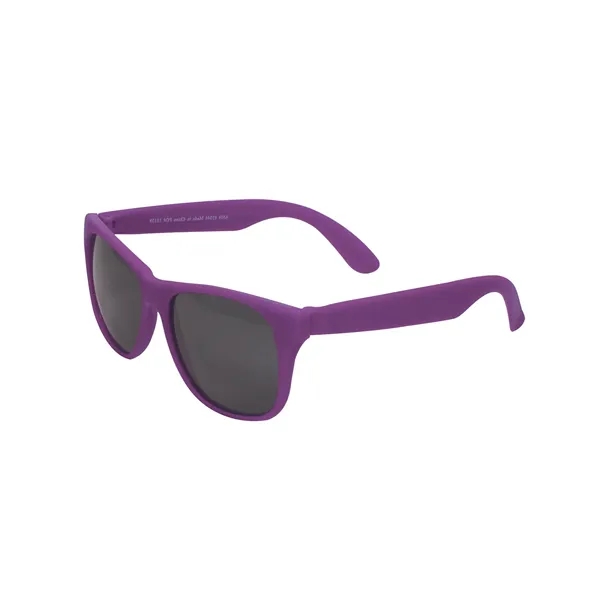 Adult sized matte plastic sunglasses with tinted UV lenses and an... from ASI 79530 Prime Line