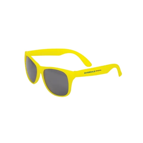Adult sized matte plastic sunglasses with tinted UV lenses and an... from ASI 79530 Prime Line