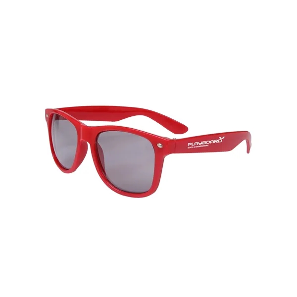 Glossy framed sunglasses with plastic construction and UV400 lenses.... from ASI 79530 Prime Line