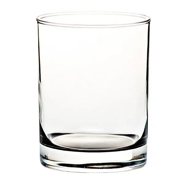13.5 oz cylindrical whiskey glass with heavy base and smooth rim.... from ASI 68507 The Magnet Group / Benchmark Crystal & Clocks