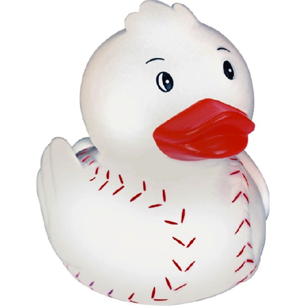 Rubber Baseball "Homer" Duck, balanced weight for floating.... from ASI 31977 Adline Industries Inc