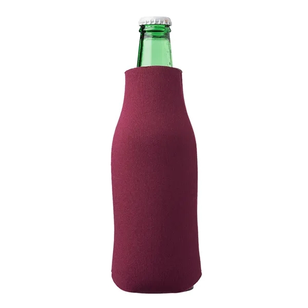 Polyurethane / foam zipper bottle insulator for 12 oz. longneck bottles.... from ASI 39552 BEL Promo