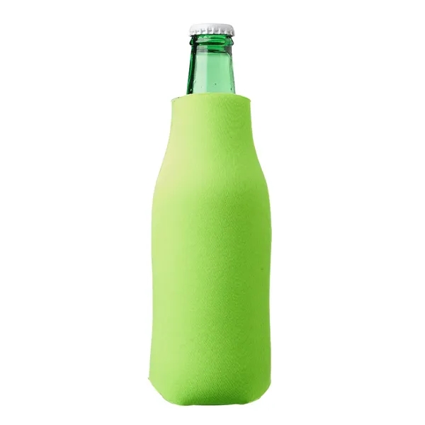 Polyurethane / foam zipper bottle insulator for 12 oz. longneck bottles.... from ASI 39552 BEL Promo