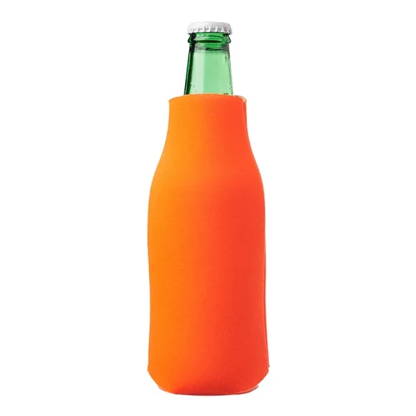 Polyurethane / foam zipper bottle insulator for 12 oz. longneck bottles.... from ASI 39552 BEL Promo