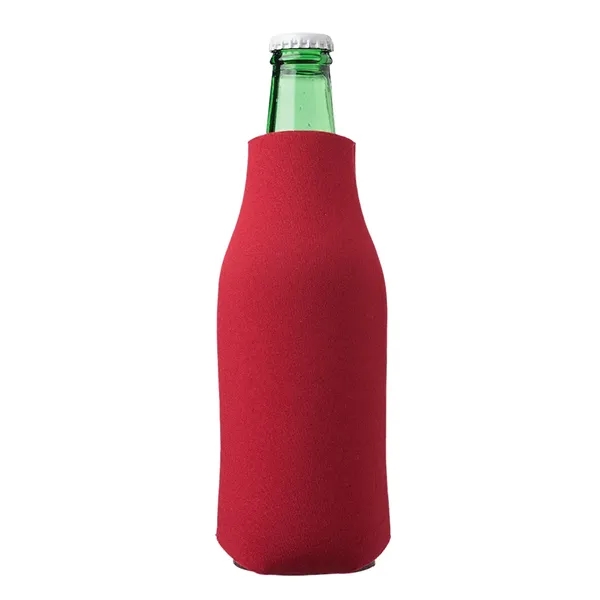Polyurethane / foam zipper bottle insulator for 12 oz. longneck bottles.... from ASI 39552 BEL Promo