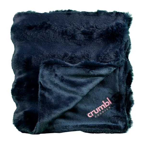 Plush blanket with velvety texture and subtle ridges, blending minimalist design... from ASI 79750 Pro Towels / Palmetto Blanket Company