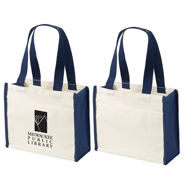 Large 14 oz. cotton canvas tote bag plus 1 color heat... from ASI 37218 Athena Promo (tm)