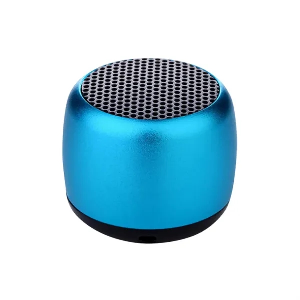 Mini Bluetooth metal speaker with lanyard plus laser engraving on 1... from ASI 37218 Athena Promo (tm)