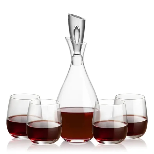 Stunning Lead Free Crystal Decanter complete with 2 or 4 Crestview... from ASI 84592 St Regis Group