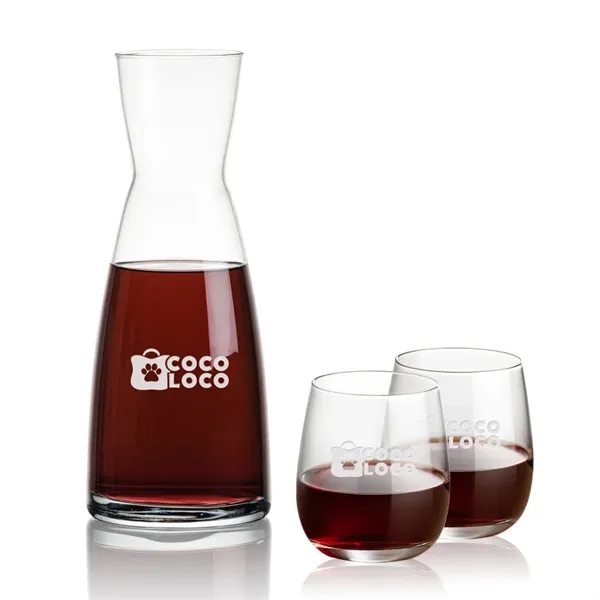 The Winchester Carafe & Crestview Stemless Wine is a brilliant set... from ASI 84592 St Regis Group