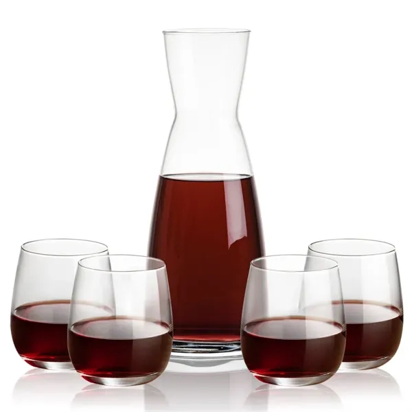 The Winchester Carafe & Crestview Stemless Wine is a brilliant set... from ASI 84592 St Regis Group