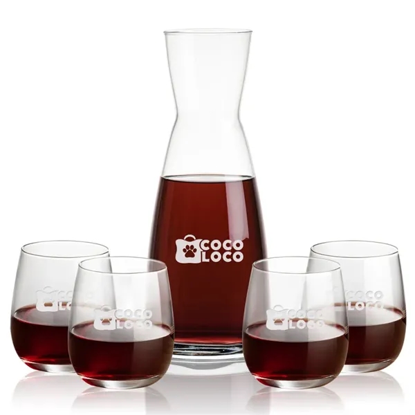 The Winchester Carafe & Crestview Stemless Wine is a brilliant set... from ASI 84592 St Regis Group