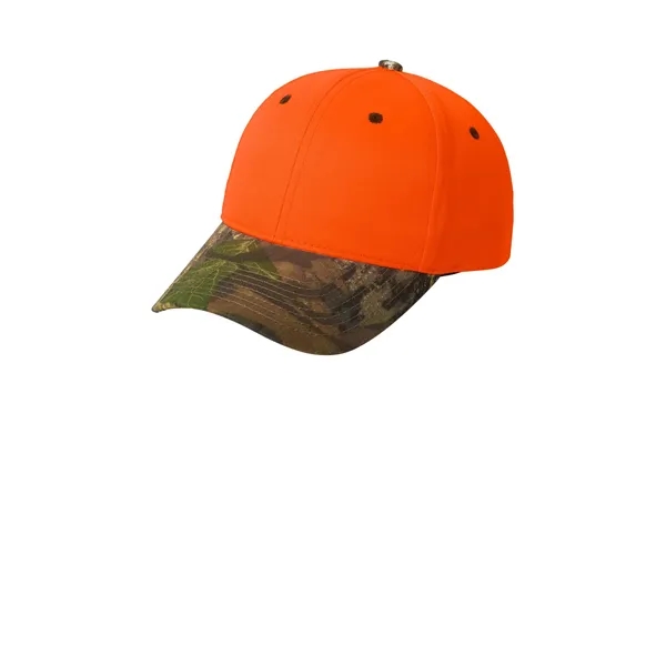 Port Authority Enhanced Visibility Cap with Camo Brim.... from ASI 84863 SanMar