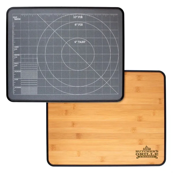 All-In-One Cutting & Serving Board with Cutting Grid... from ASI 91565 Totally Bamboo