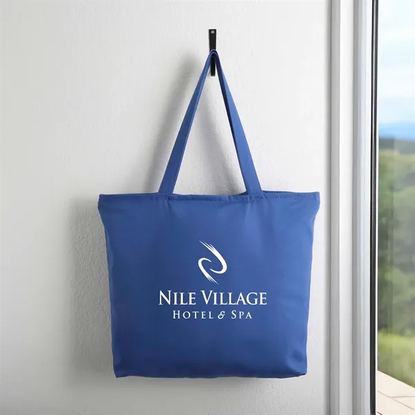 14 3/4" x 19 1/4" cotton canvas tote bag with main... from ASI 52840 Evans Manufacturing