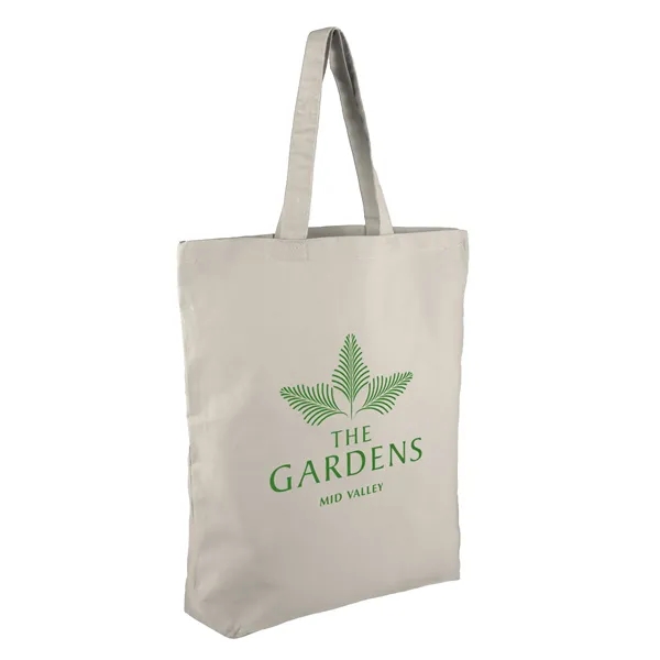 15 1/8" x 14 1/4" cotton canvas tote bag with 21"... from ASI 52840 Evans Manufacturing