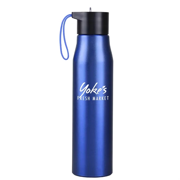 24 oz. recycled aluminum bottle with silicone grip, rubber handle and... from ASI 52840 Evans Manufacturing