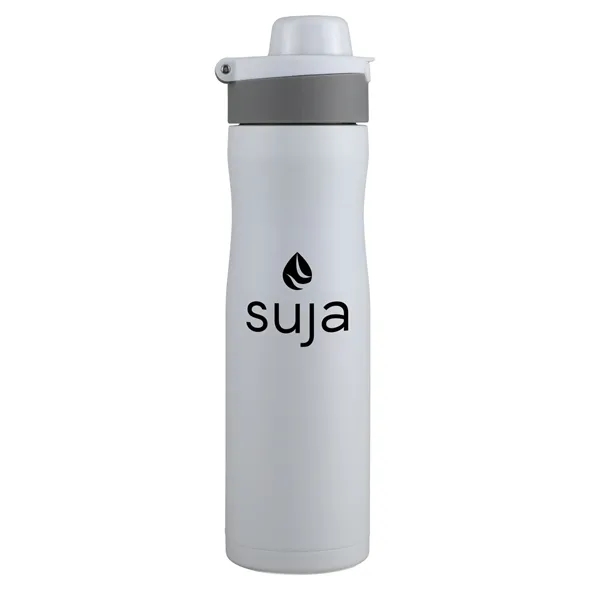 24 oz. powder coated recycled stainless steel bottle with double wall... from ASI 52840 Evans Manufacturing