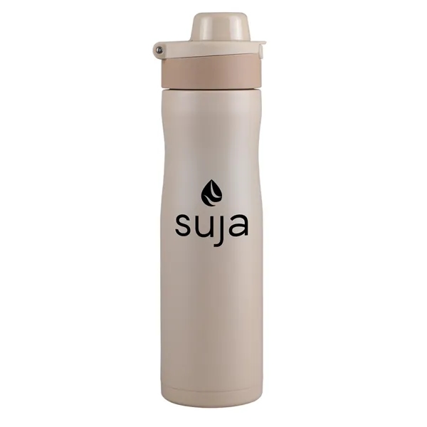 24 oz. powder coated recycled stainless steel bottle with double wall... from ASI 52840 Evans Manufacturing