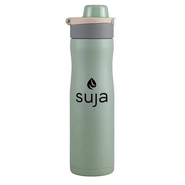24 oz. powder coated recycled stainless steel bottle with double wall... from ASI 52840 Evans Manufacturing