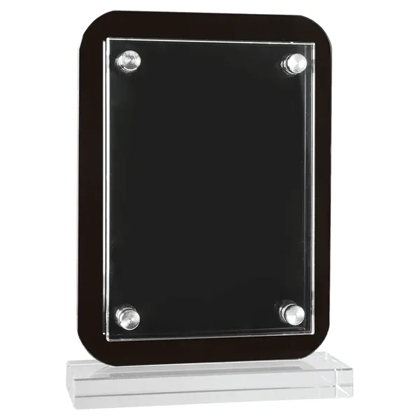 5 1/2" x 1 7/8" x 7.75" K5 black glass plaque... from ASI 74601 Calico
