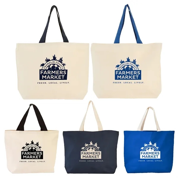 11.5 oz. canvas tote bag plus 1 color heat transfer imprint... from ASI 37218 Athena Promo (tm)