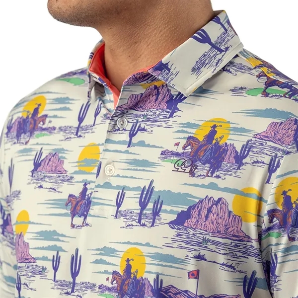 Saddle up for style with the Desert Cowboy Golf Polo-a performance-ready... from ASI 38120 Ball Pro / Diversified Quality Kitchenware / Branded Apparel Designs