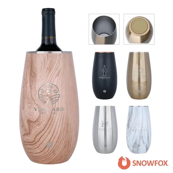 Snowfox® 1.3L / 45 oz. Insulated Wine Chiller... from ASI 67866 Logomark/Valumark
