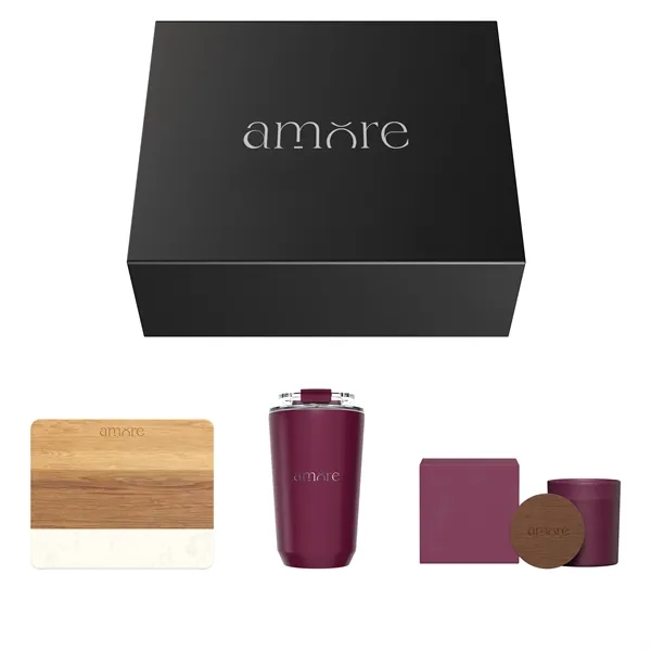 Gift Set includes LF103 - BROOKE ACACIA WOOD AND FAUX MARBLE... from ASI 88660 Spector & Co.